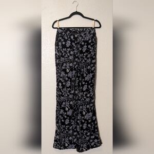 Nasty Gal Floral Print Wide Leg Pants